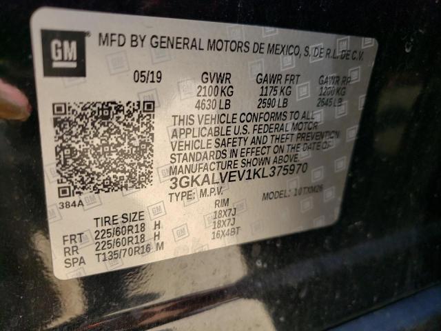 3GKALVEV1KL375970 GMC Terrain Slt