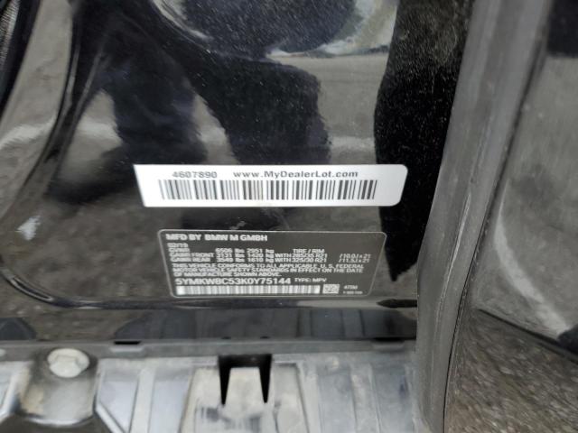5YMKW8C53K0Y75144 BMW X6 M