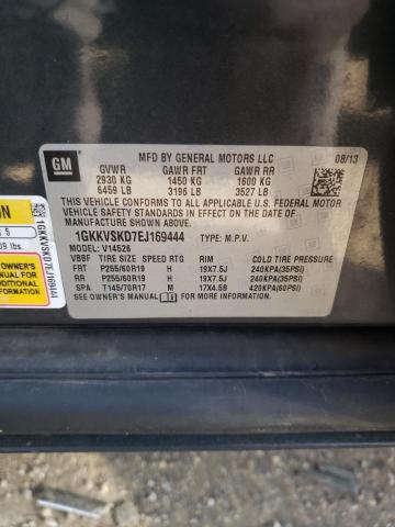 1GKKVSKD7EJ169444 GMC Acadia Slt-2