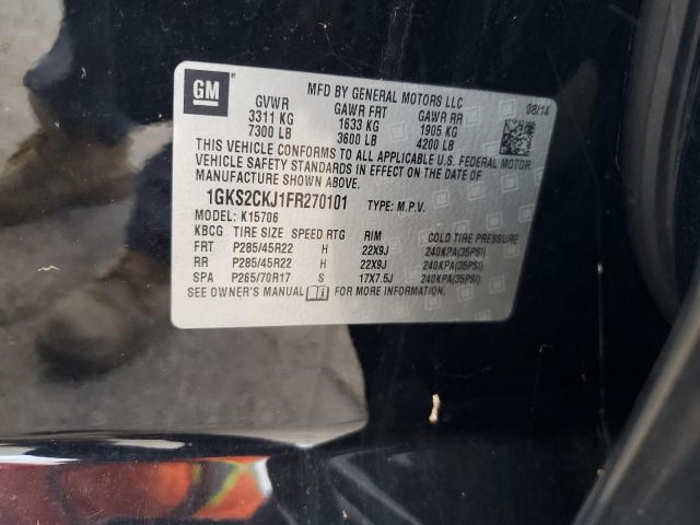 1GKS2CKJ1FR270101 GMC YUKON DENALI