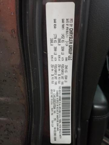 1C4RDJDG5EC475500 Dodge DURANGO LIMITED