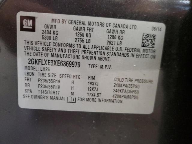 2GKFLXE3XE6369979 GMC Terrain Slt