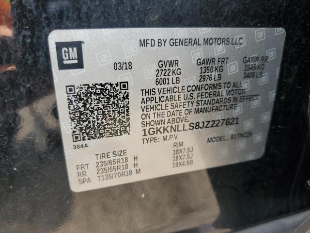 1GKKNLLS8JZ227821 GMC ACADIA SLE