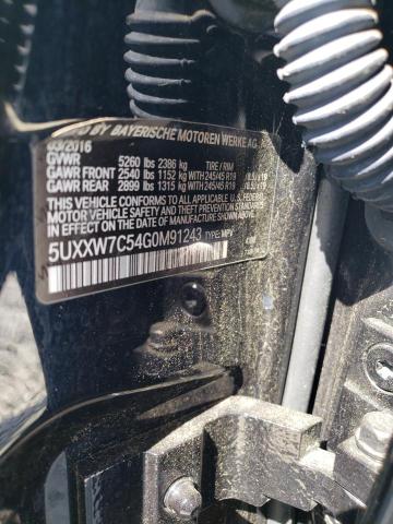 5UXXW7C54G0M91243 BMW X4 Xdrivem40i