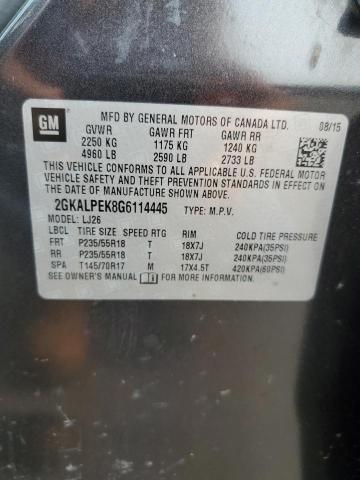 2GKALPEK8G6114445 GMC Terrain Slt