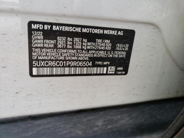 5UXCR6C01P9R06504 BMW X5 Xdrive40i