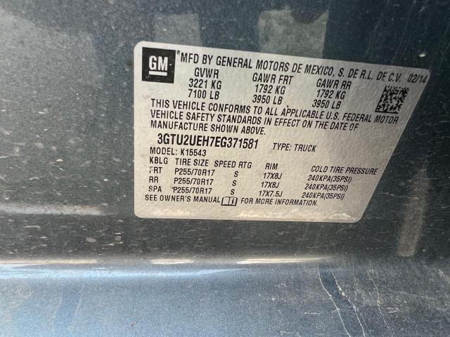 3GTU2UEH7EG371581 GMC Sierra K1500 Sle