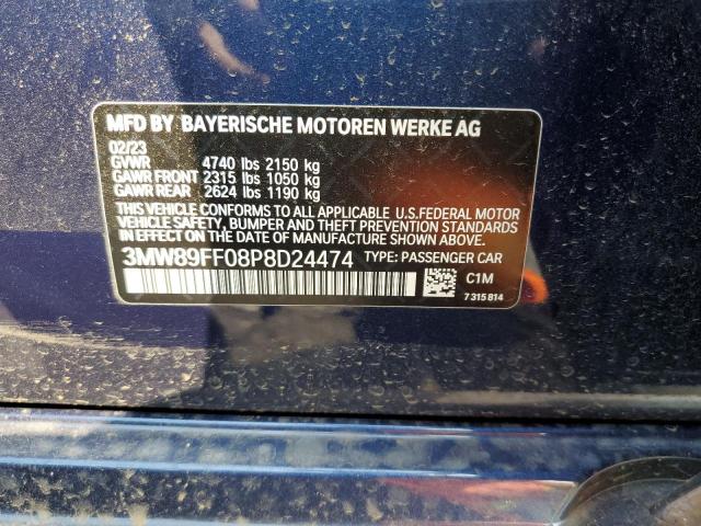 3MW89FF08P8D24474 BMW 330XI
