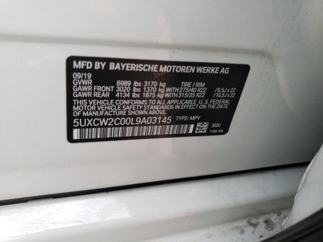5UXCW2C00L9A03145 BMW X7 Xdrive40i