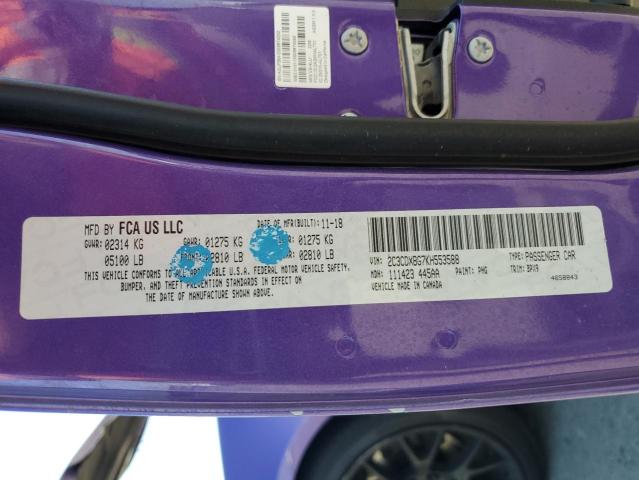 2C3CDXBG7KH553588 Dodge Charger Sxt