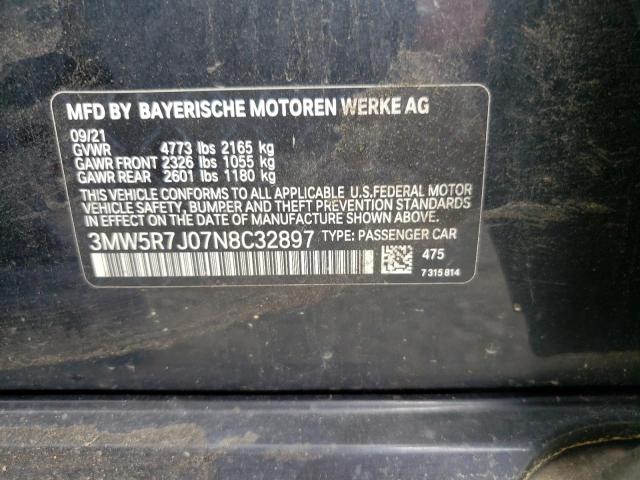 3MW5R7J07N8C32897 BMW 330XI