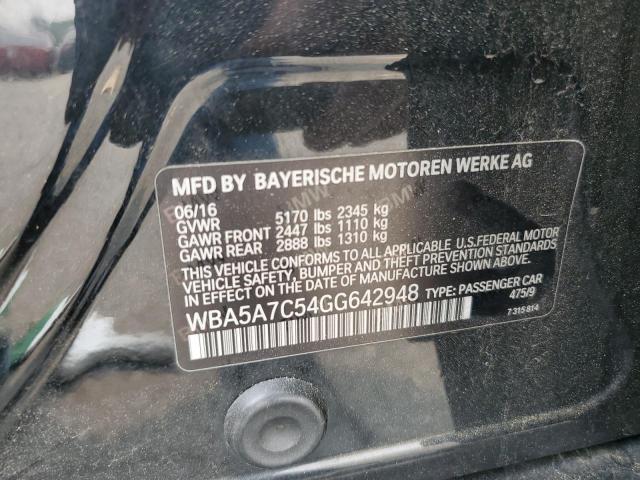 WBA5A7C54GG642948 BMW 528 XI