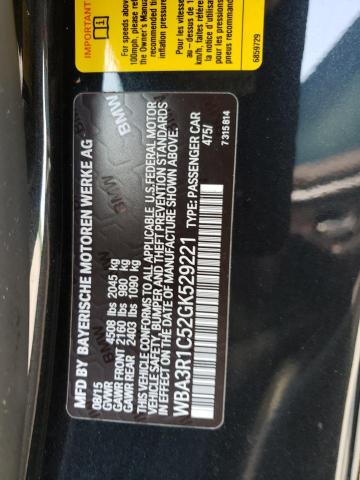WBA3R1C52GK529221 BMW 435 I