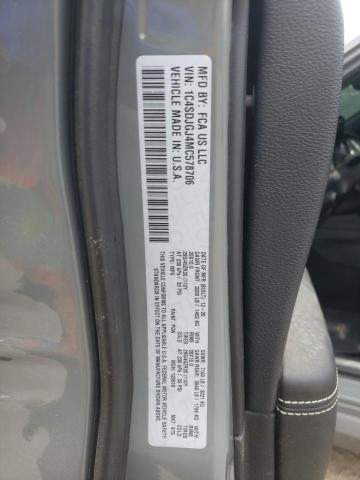 1C4SDJGJ4MC578706 Dodge Durango Srt 392