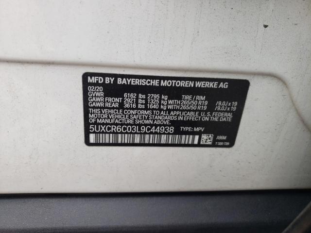 5UXCR6C03L9C44938 BMW X5 Xdrive40i