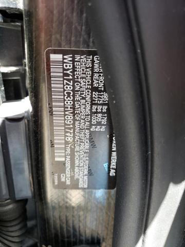 WBY1Z8C38HV891778 BMW I3 REX