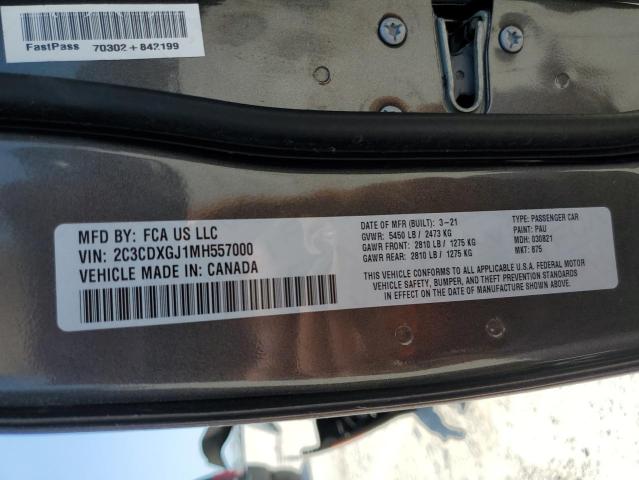 2C3CDXGJ1MH557000 Dodge Charger Scat Pack