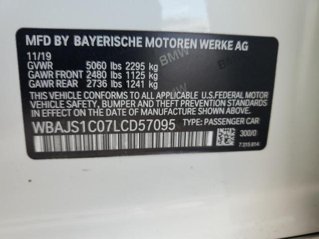 WBAJS1C07LCD57095 BMW 540 I