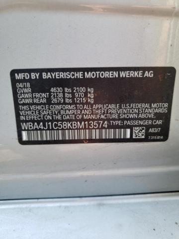 WBA4J1C58KBM13574 BMW 430i Gran Coupe