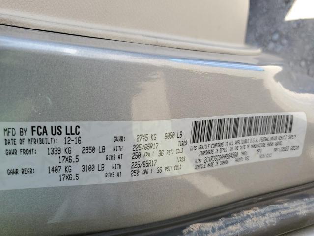 2C4RDGCG4HR664560 Dodge Grand Caravan Sxt