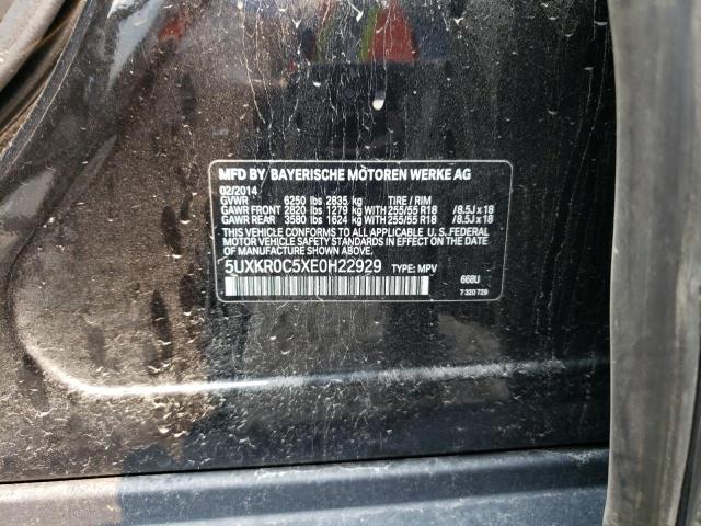 5UXKR0C5XE0H22929 BMW X5 Xdrive35i