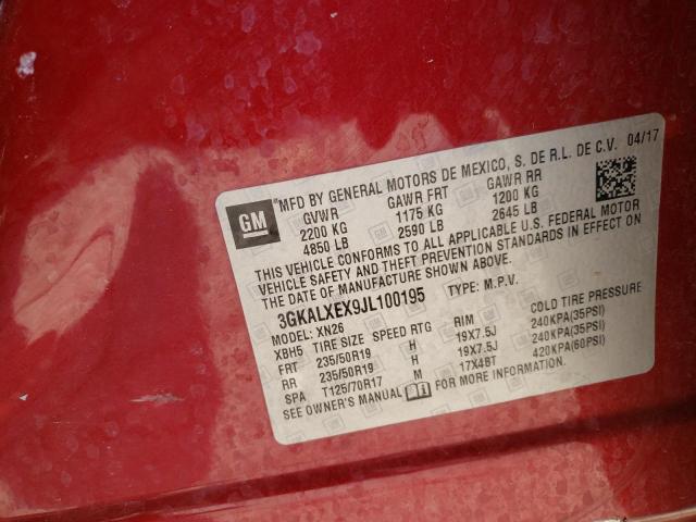 3GKALXEX9JL100195 GMC Terrain Denali