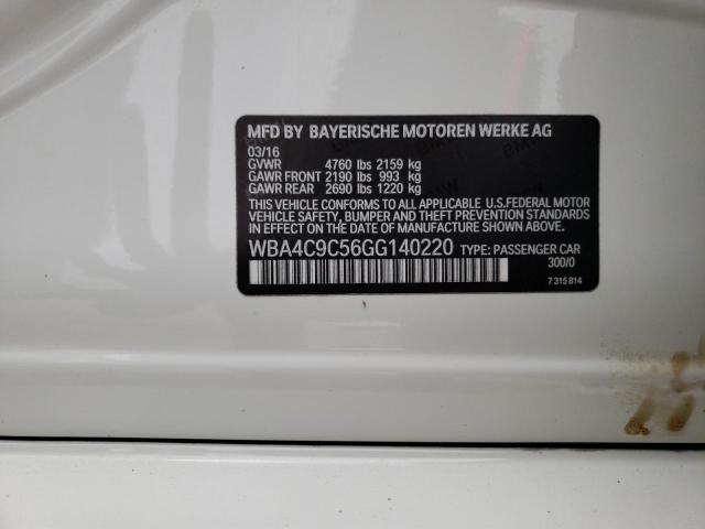 WBA4C9C56GG140220 BMW 428 Xi Gran Coupe Sulev