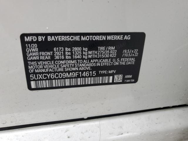 5UXCY6C09M9F14615 BMW X6 Xdrive40i