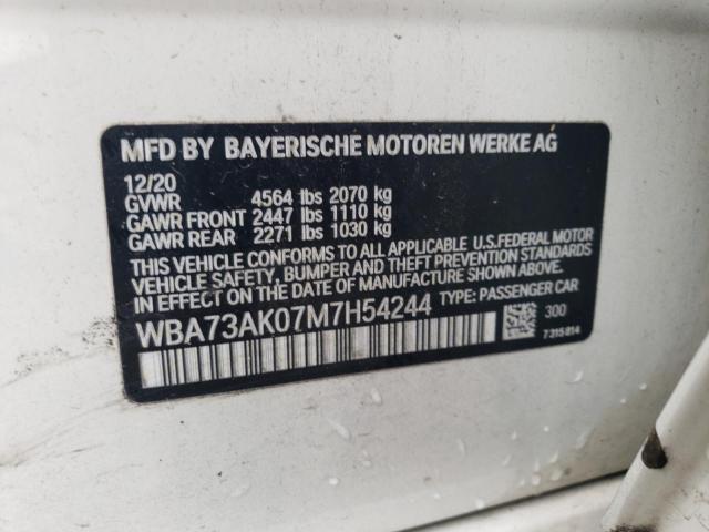 WBA73AK07M7H54244 BMW 228XI