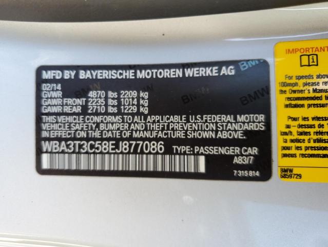 WBA3T3C58EJ877086 BMW 435 I