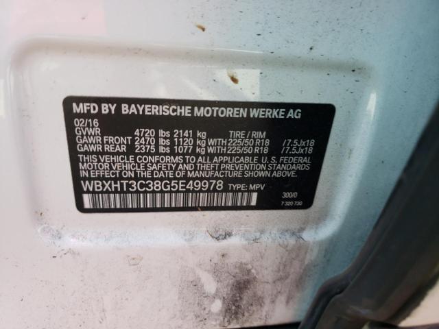 WBXHT3C38G5E49978 BMW X1 Xdrive28i