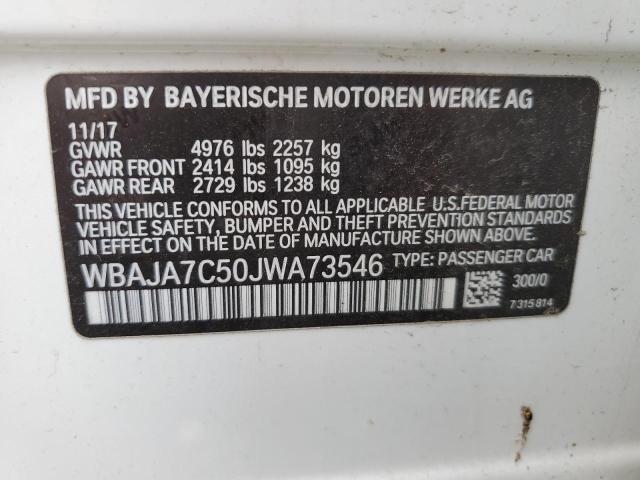 WBAJA7C50JWA73546 BMW 530 XI