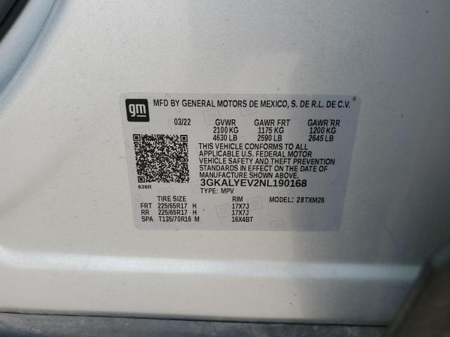 3GKALYEV2NL190168 GMC Terrain At4