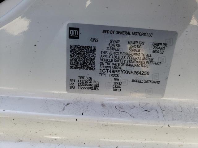 1GT49PEYXNF264250 GMC Sierra K2500 At4