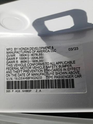 19UDE4H68PA024233 Acura Integra A-spec Tech