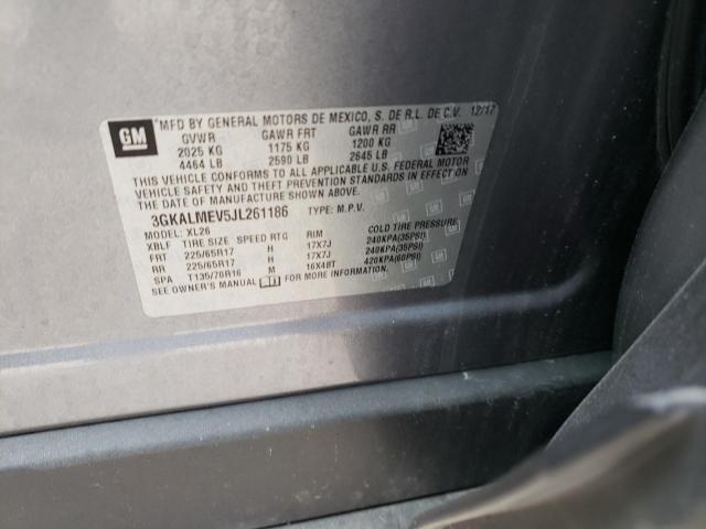3GKALMEV5JL261186 GMC Terrain Sle
