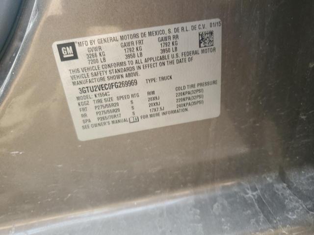 3GTU2VEC0FG269969 GMC Sierra K1500 Slt