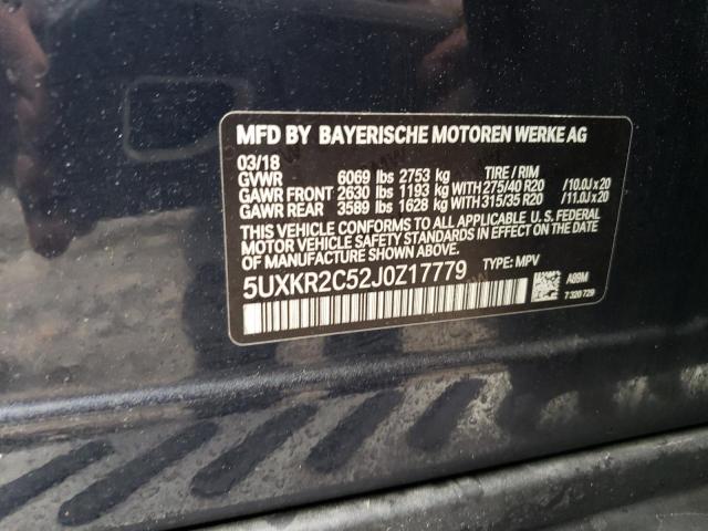 5UXKR2C52J0Z17779 BMW X5 Sdrive35i