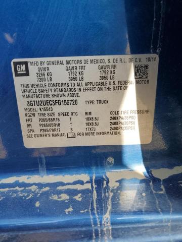 3GTU2UEC3FG155720 GMC Sierra K1500 Sle