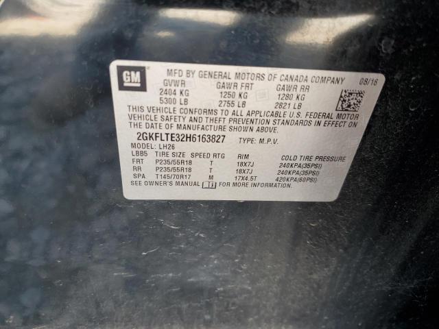 2GKFLTE32H6163827 GMC Terrain Sle