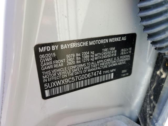 5UXWX9C57G0D67474 BMW X3 Xdrive28i