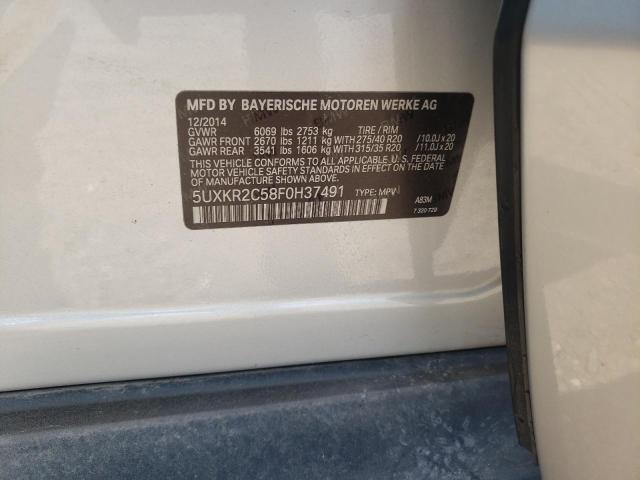 5UXKR2C58F0H37491 BMW X5 Sdrive35i
