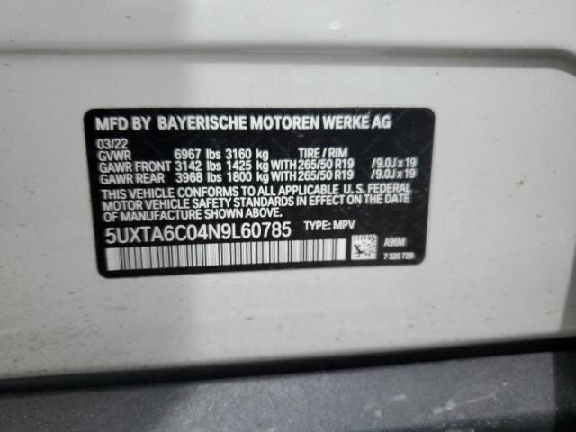 5UXTA6C04N9L60785 BMW X5 Xdrive45e