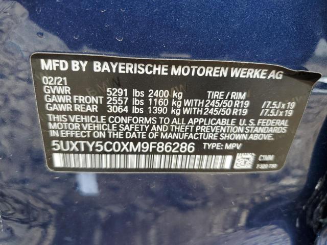 5UXTY5C0XM9F86286 BMW X3 Xdrive30i