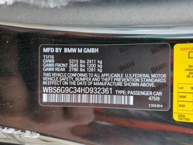 WBS6G9C34HD932361 BMW M6