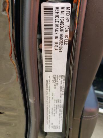1C4SDJET6MC521024 Dodge Durango Citadel