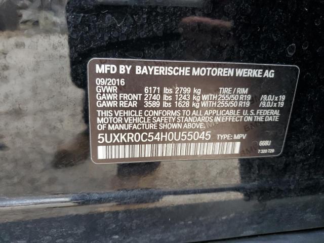 5UXKR0C54H0U55045 BMW X5 Xdrive35i