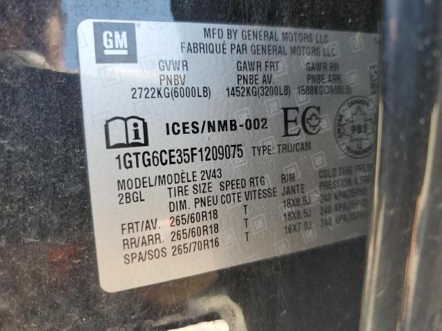 1GTG6CE35F1209075 GMC CANYON SLT