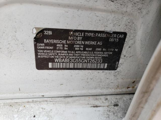 WBA8E3G55GNT26233 BMW 328 Xi Sulev