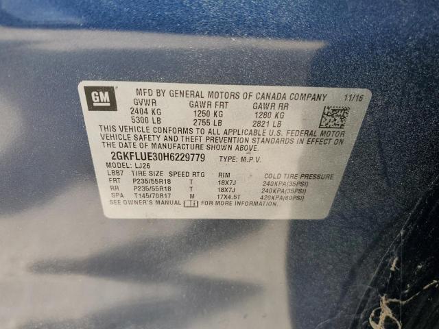 2GKFLUE30H6229779 GMC Terrain Slt
